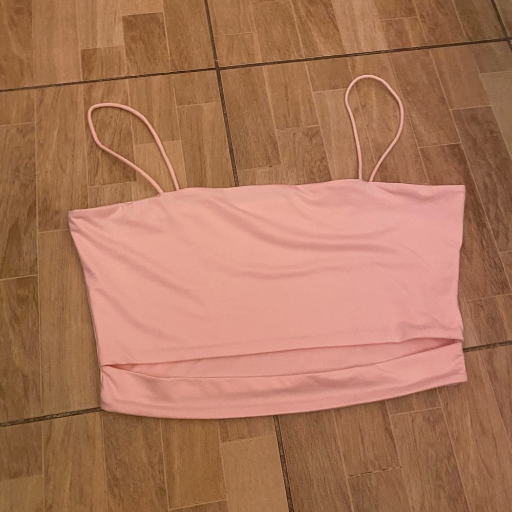 Cute Soft Pink Crop Top